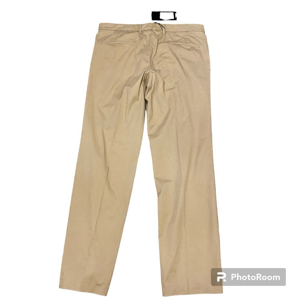 NWT Hugo Boss Cagan Men's Khaki Flat Front Chino Pants Sz 38 X 30